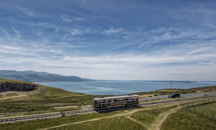 Great Orme Tramcar with views